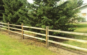 farm fencing - split rail fence