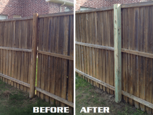 Fence Repair Before & After - post repair (5)
